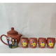 Clay Tea Pot Gift Set